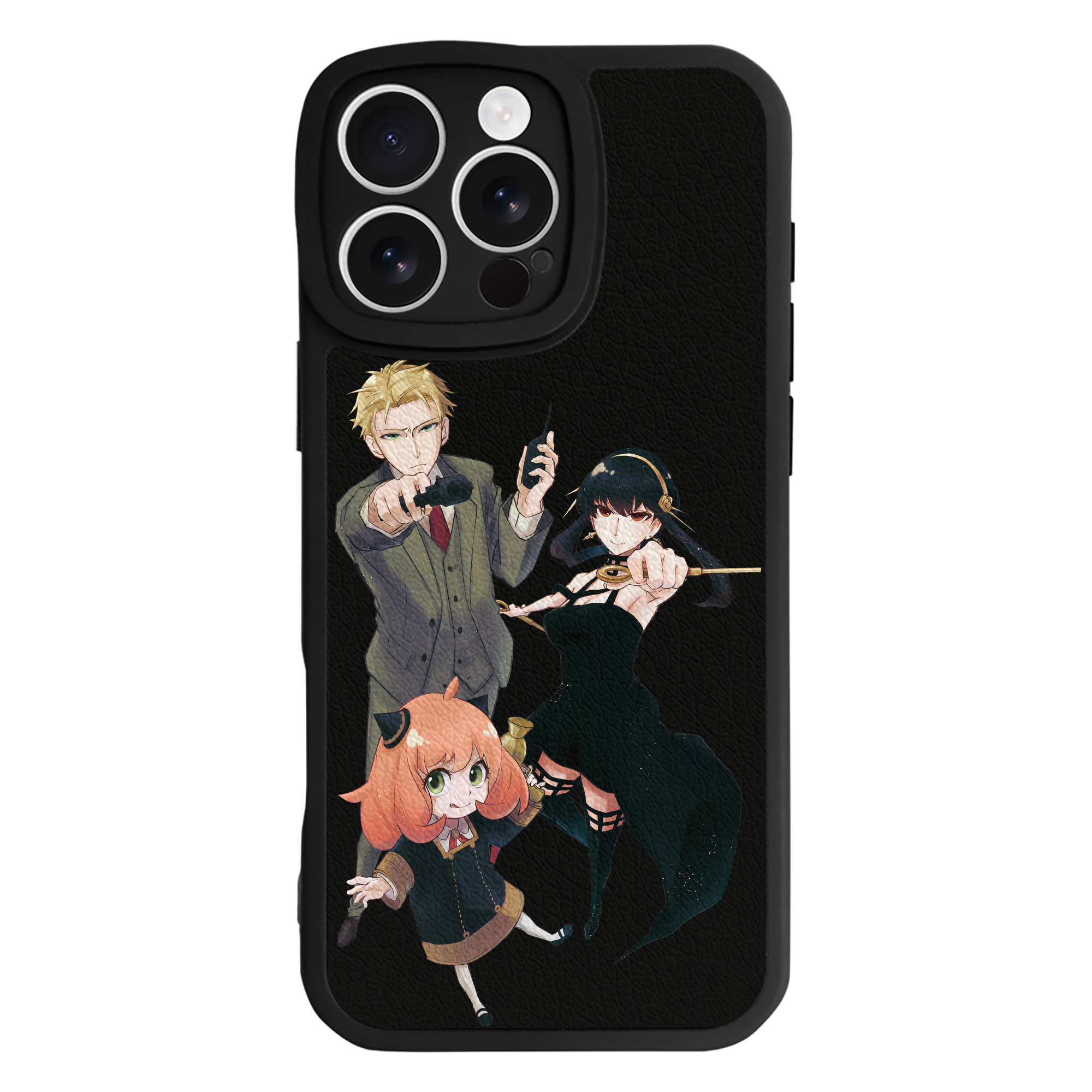 （画像用） SPY×FAMILY间谍家家酒 【iPhone 16シリーズ対応】シリコンスマホケース（レザー調） 材質：シリコン